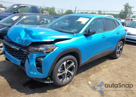 2025 Chevrolet Trax 1Rs from USA, damaged, VIN KL77LGEP4SC135923
